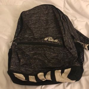 Pink backpack